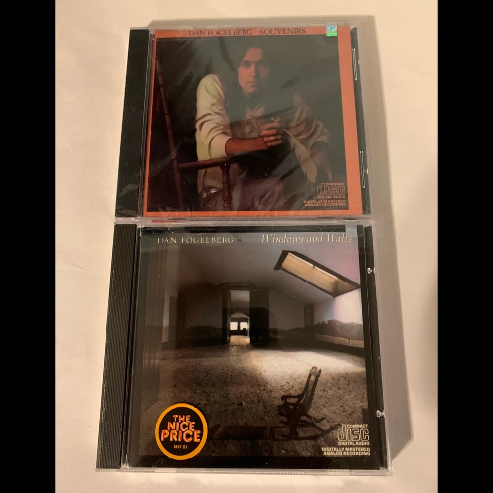Dan Fogelberg Lot of 2 Souvenirs & Windows and Walls CD’s New